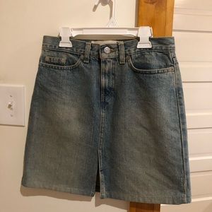 GAP Slit Jean Skirt
